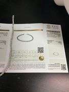 CERTIFIED 14K WHITE GOLD DIAMOND TENNIS BRACELET 7.50 CARATS