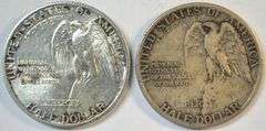 Pair of 1925 Stone Mountain Commemorative Half Dollars