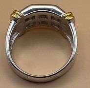 14K Two-Tone Wedding Band of 1.50ct