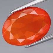 Deep color in this incredible 4.49ct untreated Fire Opal!