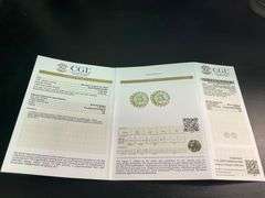 CERTIFIED BRAND NEW 14K YELLOW GOLD DIAMOND STUDS