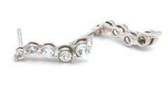 2 Pairs of 10kt diamond earrings