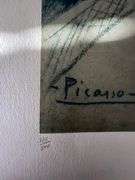 Original Lithograph from Picasso Les Bleus de Barcelona Picasso 1963 Portfolio