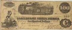 $100 1862 Series CSA Note