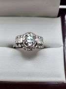 Vintage Style Diamond & Platinum Ring