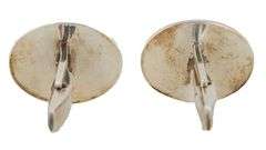 Vintage Tiffany & Co. Two Tone Horse Cufflinks in 18K and Sterling