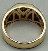 14K Yellow Gold Chocolate Diamonds of 1.20 ct