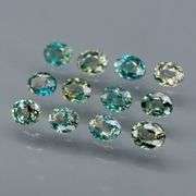 Absolutely fantastic! Heavy 4.06ct set of Parti colored Australian Sapphires