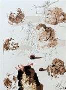 Highly Collectible and Rare Salvador Dali Original Lithograph from the 'Biblia Sacra' Suite