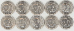 Half Roll of ten (10) Gem BU 1952 Washington-Carver Commemorative Halves