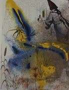 Original plate Signed Salvador Dalí Lithograph from the Romeo & Juliet Rizzoli Edition, Milan 1975