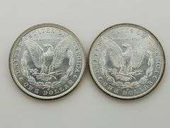 1882-O & 1883-O Morgan Silver Dollars