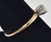 Marvelous 14K Yellow Gold Approx. 0.41CTW Solitaire Diamond Ring