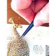 24k Gold Peacock Fabergé Swarovski Luxury Collector Piece