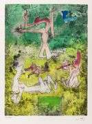 Exclusive Roberto Matta Signed Etching & Aquatint, 1974