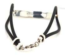 Tiffany & Co Atlas rubber bracelet