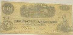 $100 1862 Series CSA Note