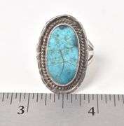 Turquoise Gemstone Ring in Sterling Silver