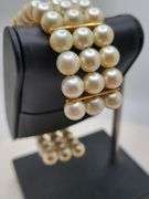 Very collectable and rare Stunning south sea pearl, Topaz and Diamond Bracelet