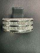 CERTIFIED BRAND NEW 14K WHITE GOLD DIAMOND BAND / RING