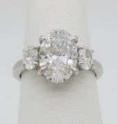 Classic Three Stone Diamond Ring Featuring 3.64CTW of Diamonds