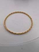 22K YELLOW GOLD BANGLE BRACELET
