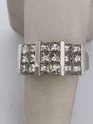 CERTIFIED BRAND NEW 14K WHITE GOLD DIAMOND BAND / RING