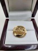 1 gram Suisse fine gold bar and 0.1 gram of gold paper coin