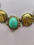 Investment! Very Rare Antique Egyptian Turquoise Necklace and Bracelet Set