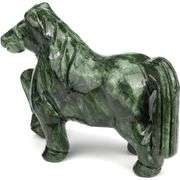 Natural Carved Figurine Jade Horse