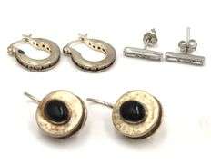 Group lot of Vintage 925 sterling silver earrings