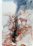 Highly Collectible and Rare Salvador Dali Original Lithograph from the 'Biblia Sacra' Suite