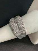 CERTIFIED 14K WHITE GOLD DIAMOND BAND/ RING