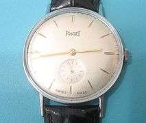 CONTENT OF SAFE DEPOSIT BOX: VINTAGE MEN'S PIAGET WATCH