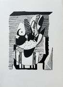 Extremely Collectible Vintage Picasso Woodcut on Paper