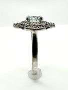 Sparkling 2.75 Ct White Ice Blue Simulated Diamond Ring