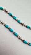 925 Sterling Silver Carolyn Pollack Natural Turquoise Necklace