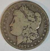 Super Rare 1879-CC Morgan Silver Dollar in nice circ