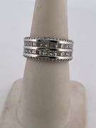 CERTIFIED BRAND NEW 14K WHITE GOLD DIAMOND BAND / RING
