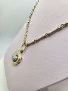 18KT Gold Diamond Heart Necklace