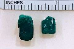 Raw Emerald Crystals - Lot of 2