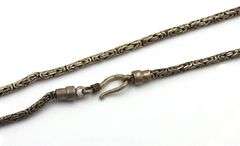 Group lot of 2 Vintage 925 sterling silver necklaces