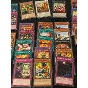 Lot of 200 Yu-Gi-Oh! Trading Cards