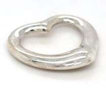 Tiffany & Co open heart pendant