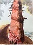 Highly Collectible and Rare Salvador Dali Original Lithograph from the 'Biblia Sacra' Suite