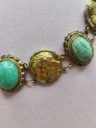 Investment! Very Rare Antique Egyptian Turquoise Necklace and Bracelet Set