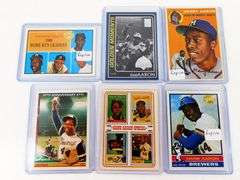 6 Hank Aaron Baseball Cards