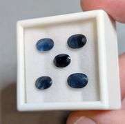 You get 5 Sapphires weighing 6.40 carats in this set!