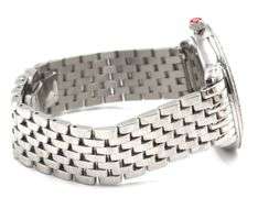 Michele Serein black mother of pearl diamond dial quartz 34mm watch