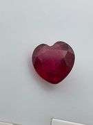 CERTIFIED NATURAL RUBY 2.50 CARAT HEART SHAPE.